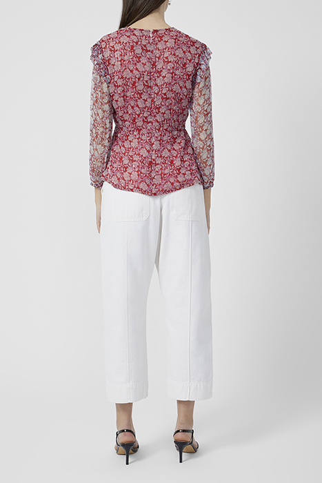 CALA FLORAL V NECK TOP MISC. 2