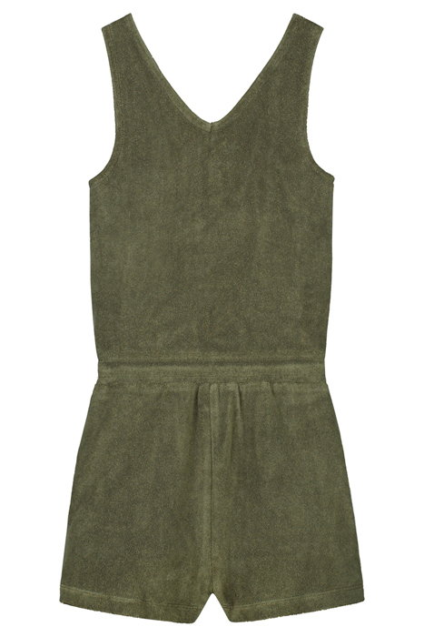 GIRLS FES JUMPSUIT TOWELING FOREST GREEN 2