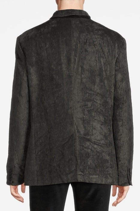 WOODWARD SLIM FIT CONVERTIBLE PEAK LAPEL IRON GREY 2