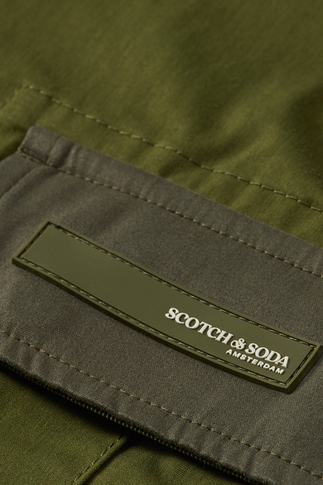 SEASONAL - CONTRAST TRIMMED CARGO JOGGER FIELD GREEN 9