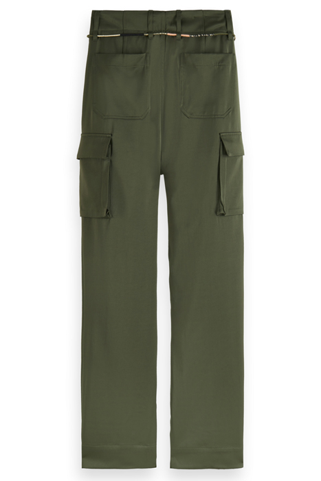 FAYE - HIGH RISE RELAXED TAPERED LEG PAPER BAG UTILITY PANT 5