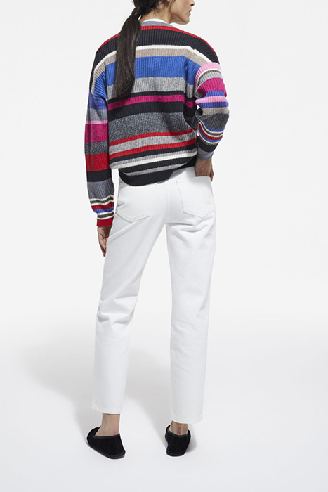 PULL COL ROND RAYE MIX YARN MULTICO 4