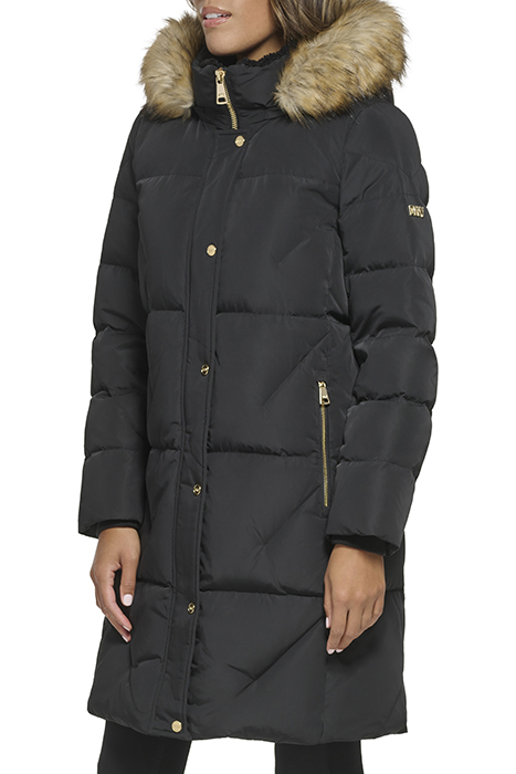 ZPFRT W/FUR DOWN JKT BLACK 4