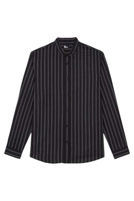 CHEMISE A COL TUNISIEN BLACK 3