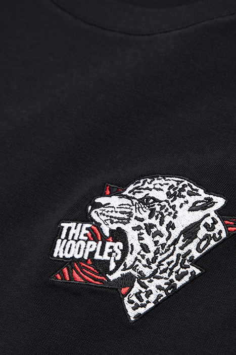 T-SHIRT MC TIGER PATCH EN BRODERIE BLACK 2