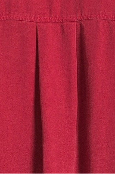 LONG SLEEVE A-LINE DRESS RUBY RED 5