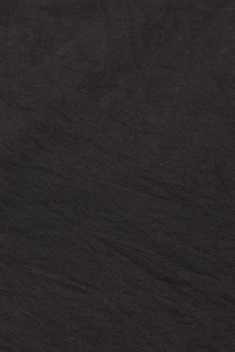 BEADED COLLAR MIDI SHIRT DRESS EVENING BLACK 8