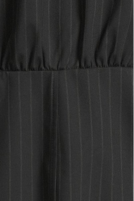 STRETCH STRIPE MINI DRESS BLACK 5