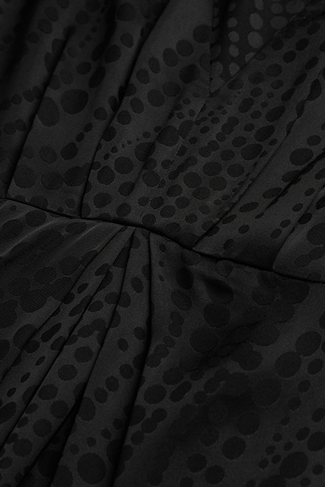 ROBE LONGUE JACQUARD PEARLS BLACK 5