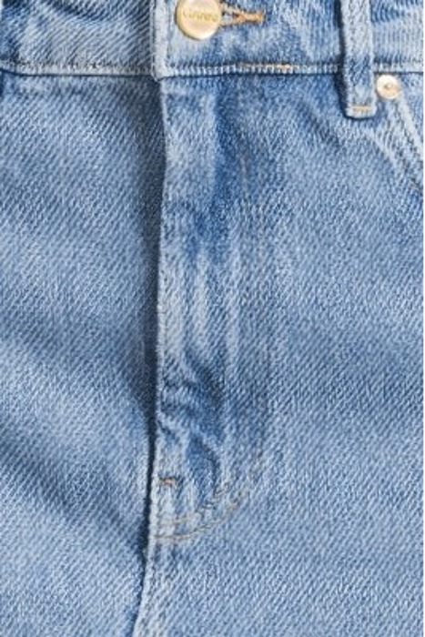 HEAVY DENIM MIDI SKIRT LIGHT BLUE STONE 5