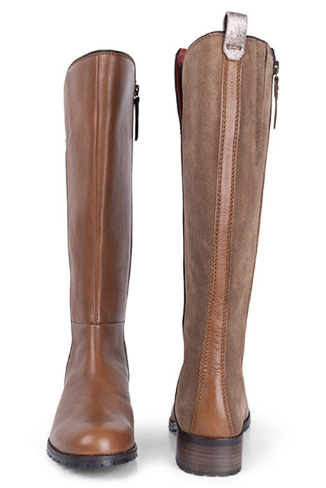 SARAH HIGH LEG BOOT MID TAN 2