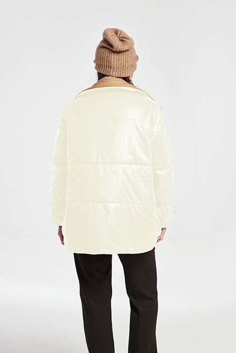 TECNICAL TEX REVERSIBLE PADEL CONGO COAT ECRUCAMEL 2