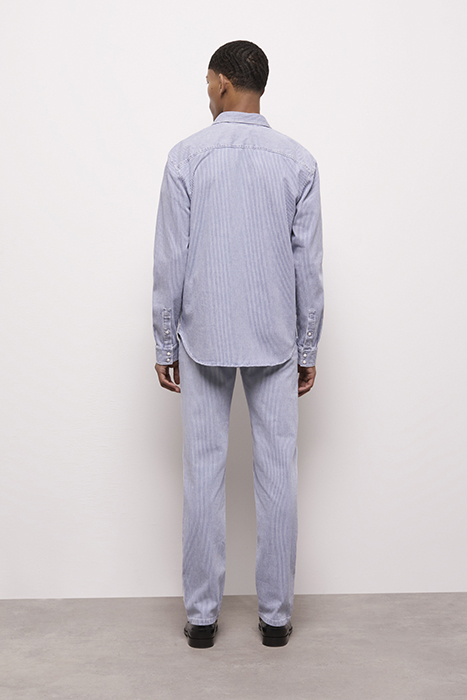 CHEMISE DENIM À RAYURE BLUE DENIM 3