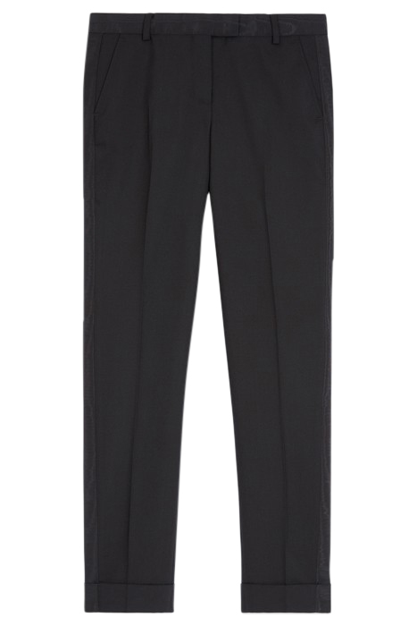 PANTALON COSTUME FIT TISSU MOIRE COTE BLACK 3