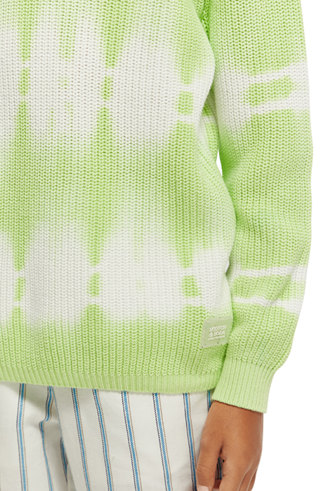 BOYS TIE-DYED WASHING CREWNECK PULLOVER IN ORGANIC COTTON NE 6
