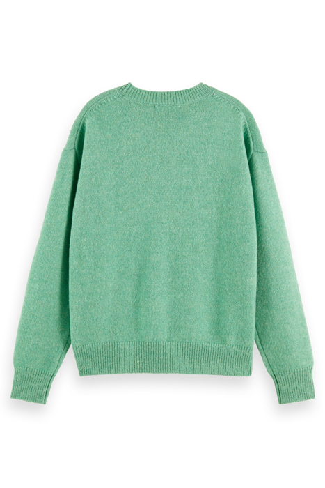 INTARSIA CLUB SODA PULLOVER FROZEN MINT 5