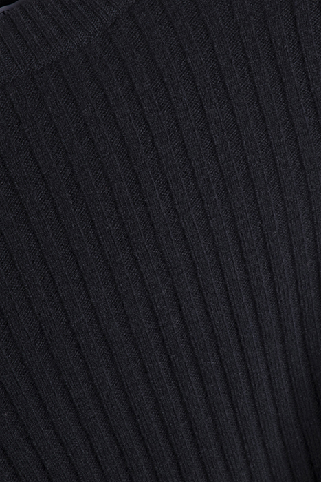 WOOL RIB SWEATER BLACK 3