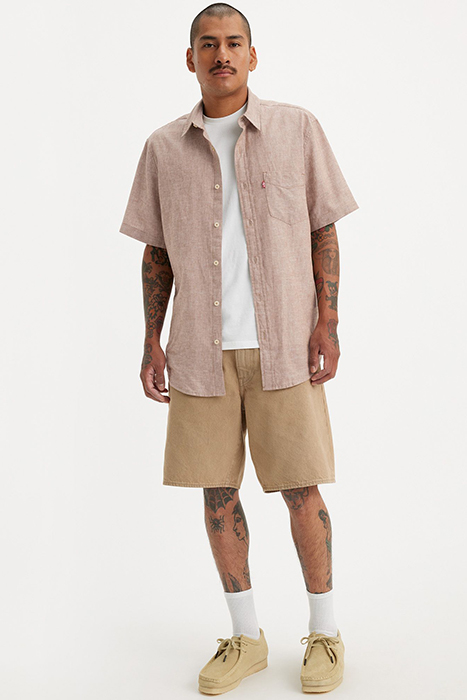 468 DENIM SHORT BEIGE 6