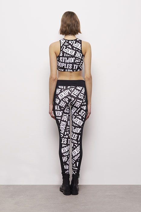 JOGGING BANDE LOGO BLACK / WHITE 2