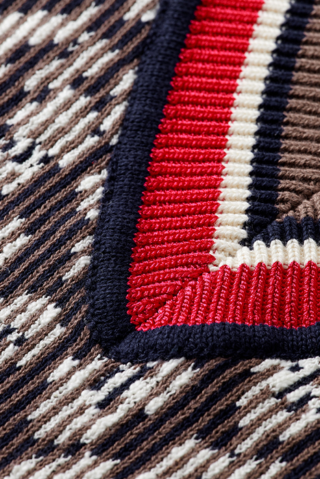 ANIMAL JACQUARD KNITTED SPENCER TAUPE 7