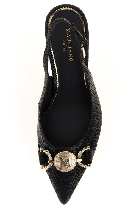 KABAIL SLING BACK LIZARD BLACK 3