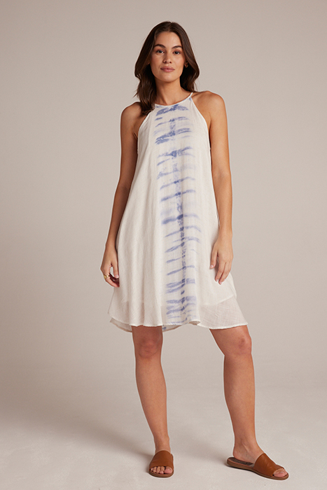 HALTER DRESS SALT WATER TIE DIYE 1