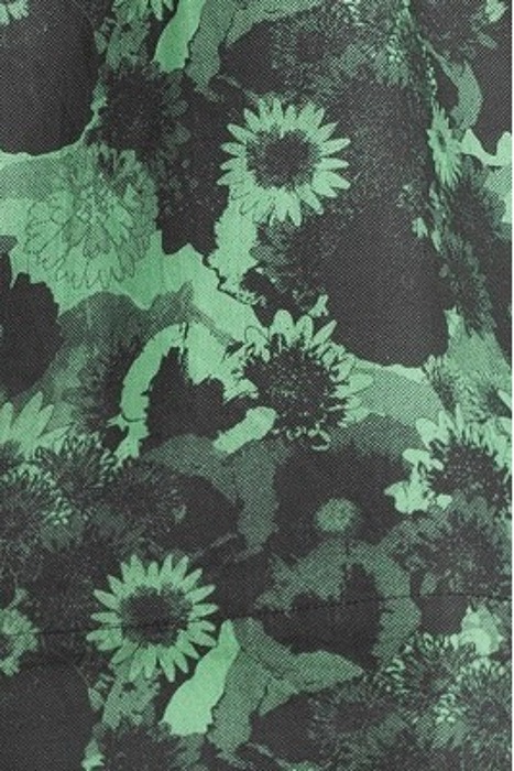 PRINTED COTTON HIGH RUFFLE COLLAR BLOUSE PEAPOD 5