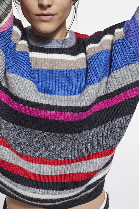 PULL COL ROND RAYE MIX YARN MULTICO 5