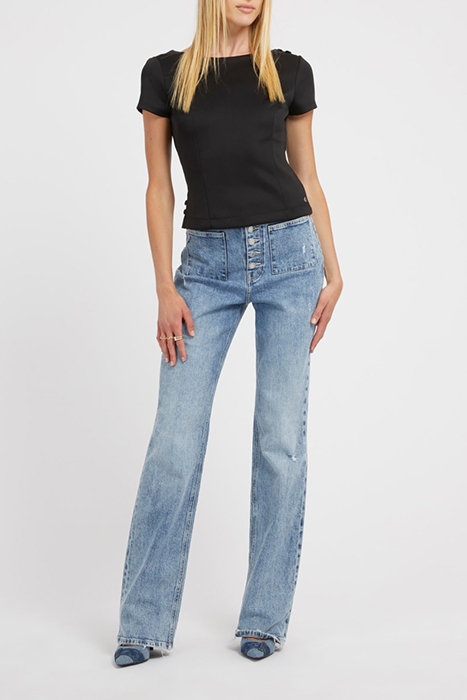 SS OTTAVIA MOCK NECK JET BLACK A996 3