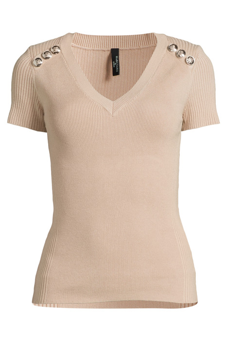 TETI SS VN SWEATER T FAWN TAUPE 3