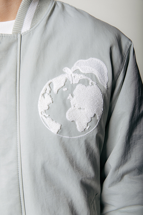 ASHER PATCH BASEBALL BOMBER LIGHT MINT 3