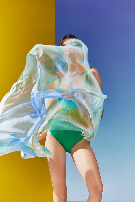 SC STELLA SILK CHIFFON TURQUOISE 2