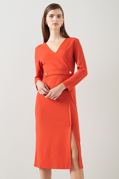 DR SARAH JERSEY DRESS ORANGE 1