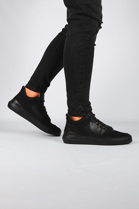 BLACKSTONE - BRYSON YG18 BLACK - SNEAKER (MID) BLACK 4