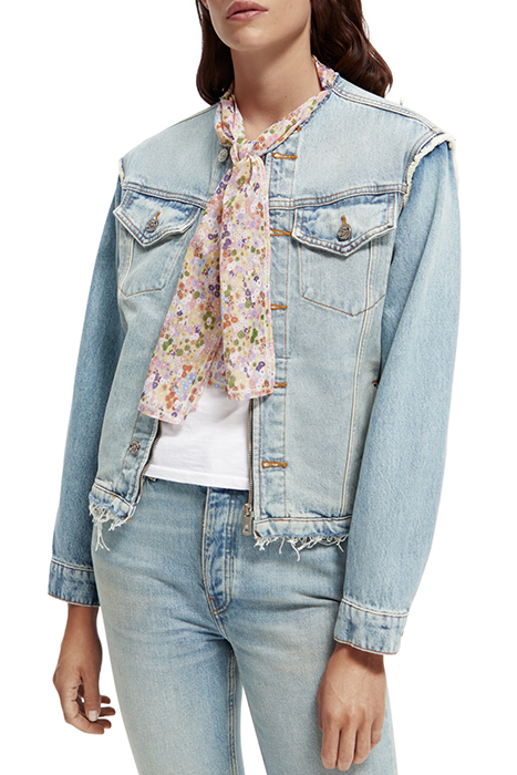 ZIP FRONT TRUCKER JACKET COTTON ZIP IT UP 7