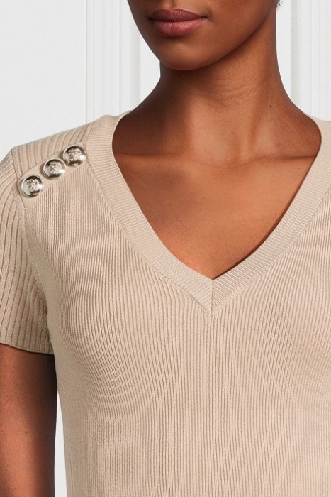 TETI SS VN SWEATER T FAWN TAUPE 4