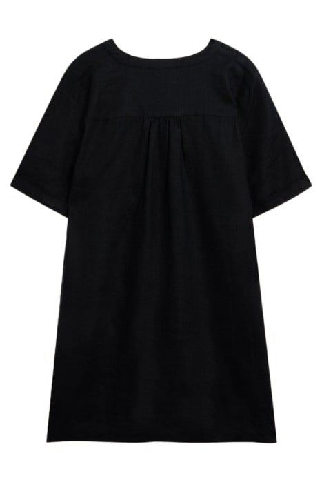 LINA LINEN TUNIC PURE BLACK 4