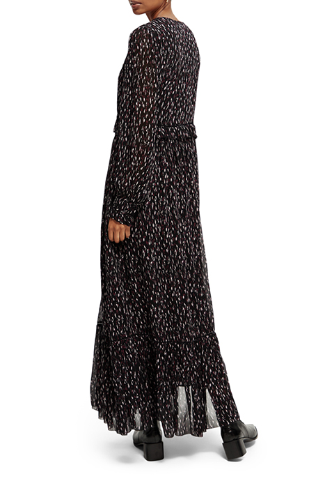 V-NECK MAXI TEARS DRESS IKAT RAIN 2