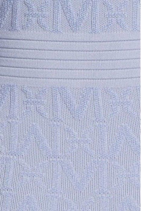 PENELOPE ALL OVER DUST LIGHT MINI DRESS BLUE 5