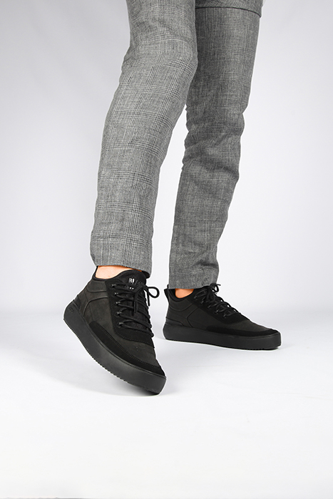 BLACKSTONE - IVAR AG118 BLACK - SNEAKER (MID) BLACK 5