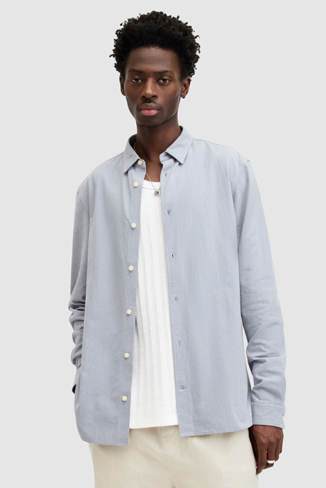 LOVELL LS SHIRT SKYLINE GREY 1