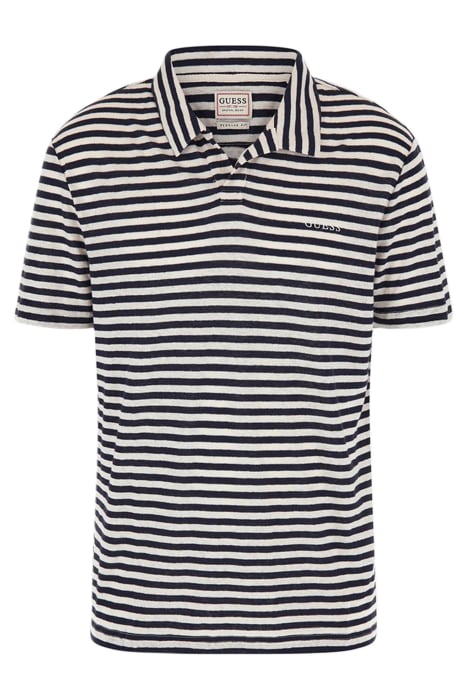 SS GUESS EMBRO STRIP NAVY AND STONE STRIP 4