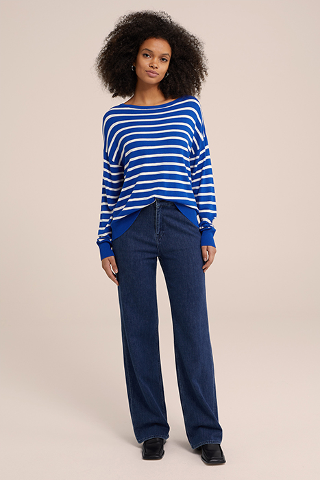 KNITTED PULLOVER COBALT BLUE 3