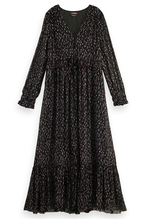 V-NECK MAXI TEARS DRESS IKAT RAIN 3