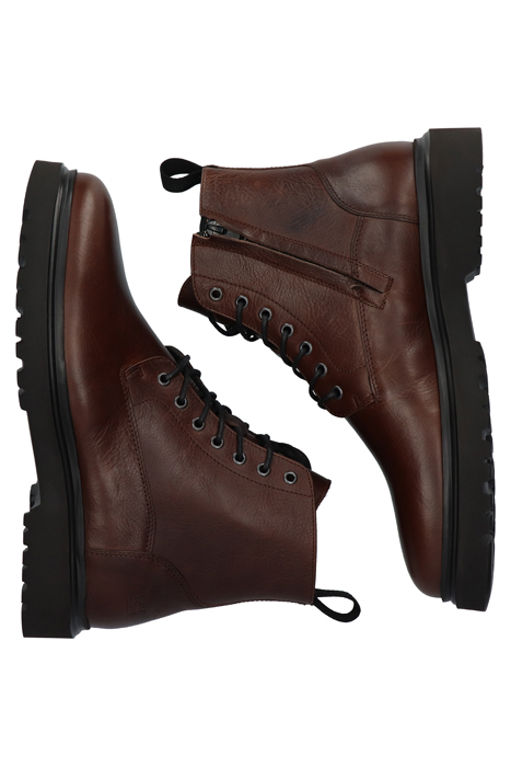 BLACKSTONE - BRODY AG314 BROWN - LACE-UPS BROWN 10