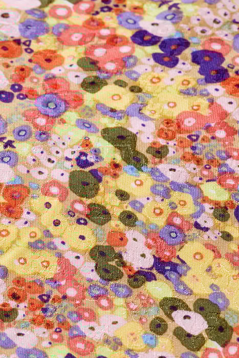 T-SHIRT SHAPE DRESS WITH FLOUNCE SLEEVES COMBO J 8