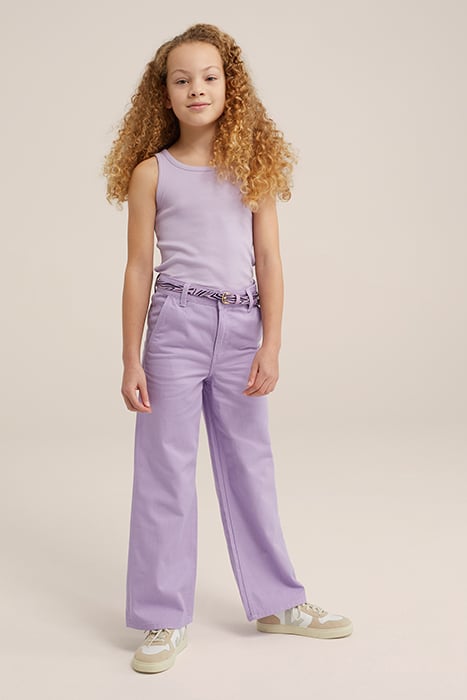 5-POCKET HIGH WAIST LIGHT PURPLE 2