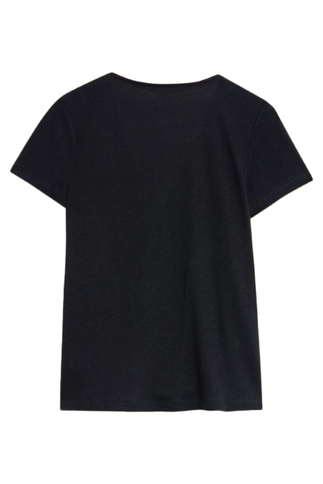 ELLIE LACE TEE PURE BLACK 4
