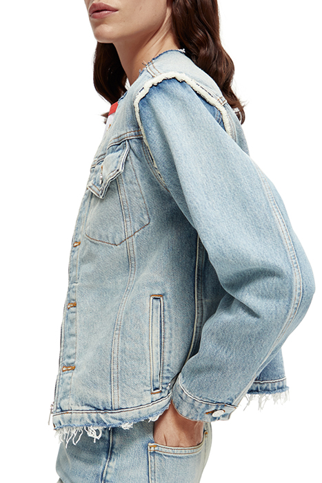 ZIP FRONT TRUCKER JACKET COTTON ZIP IT UP 8