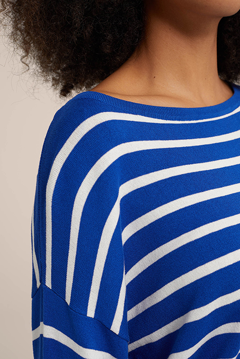 KNITTED PULLOVER COBALT BLUE 5